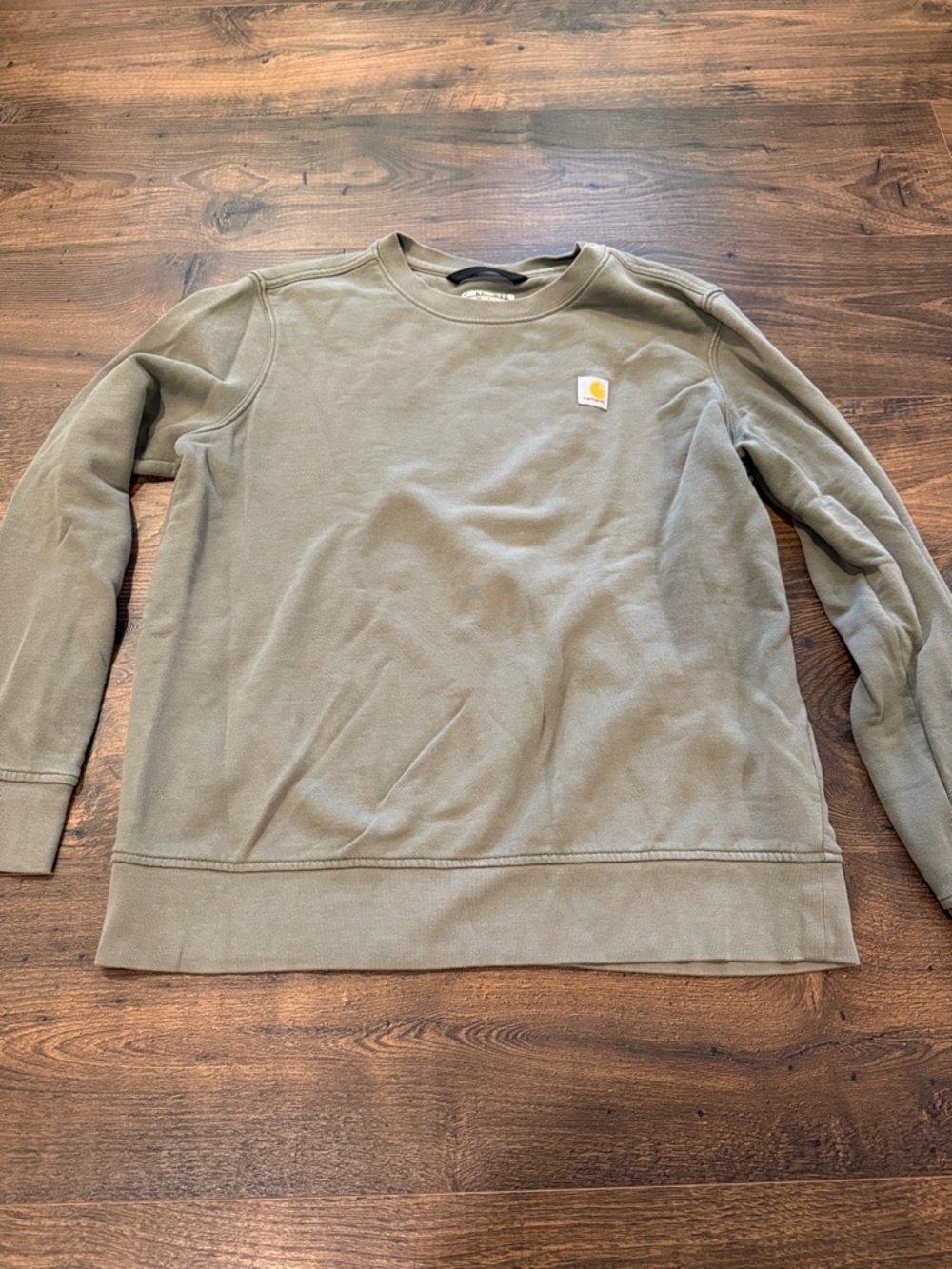 Carhartt Olive Green Crewneck Sweatshirt